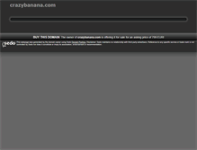 Tablet Screenshot of crazybanana.com
